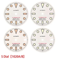 NH35 S Logo AUTOMATIC Watch Dial Green Luminous Fit  NH35A NH36 4R 7S Movement for Seiko Mod Parts H