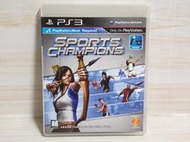 {哈帝電玩}~PS3 原版遊戲 運動冠軍 Sports Champions 中文版 光碟無刮 有盒書~