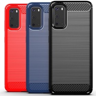 For Samsung Galaxy S20 / S20 Plus / S20 Ultra / S20 FE Ultra Slim Brushed Texture Shockproof Soft TPU Case Cover