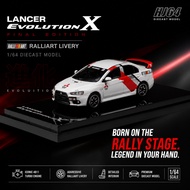 [READY STOCK] HJ64 HOBBY JAPAN 1/64 Mitsubishi Lancer Evolution X Final Edition White Red Ralliart L