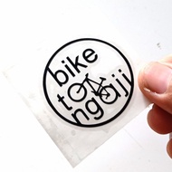 stiker bike to ngaji bike to work stiker sepeda lipat mtb road bike