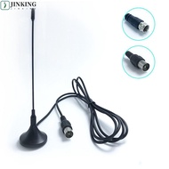 JINKING Digital Tv Antenna, Free Channel 5dBi TV Antenna Freeview, Radio TV Aerial DVB-T/TV Mini Bla