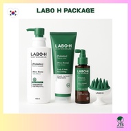 [4-in-1] Labo-H Scalp Care Set – Vegan Shampoo + Treatment + Hair Tonic + Shampoo Brush