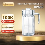 Luminarc Octime 1.6L glass water bottle - G2665 | Genuine products