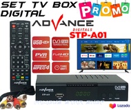 Set Top Box ADVANCE STP-A01 - Alat Penerima Siaran TV Digital /Receiver TV Set Top Box ADVANCE STP A01 Digital / Set Top Box TV Digital ADVANCE STP-A01 Terbaru Bisa Youtube~FSS