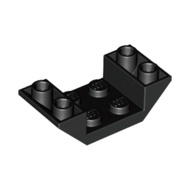 COOLPON|This Is LEGO Lego's Parts Reverse Brick 4x2 Double 2x2 Cutout 4871 Black