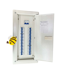 Panel Board 125A 2Pole 10KAIC 220V Main Miniature Circuit Breaker with 18 Branches 2 Pole Miniature 