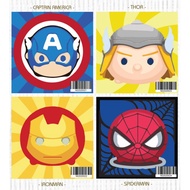 [READY STOCK] DIY Paint By Numbers Small Size Number Painting (20x20cm) Superheroes Designs