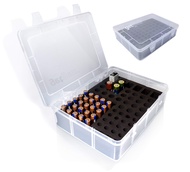 GETGEAR battery storage case for AA, AAA, and 9 Volt batteries, customized inlay to hold battery nea