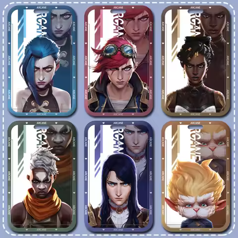 Arcane Jinx Fashion Card Cover Plastic Badge Holder Lanyard Business Card Holder ID Cards Holder Doo