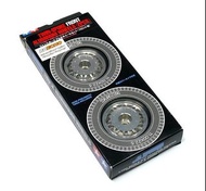 田宮遙控貨櫃車零件 Tamiya 1/14 Truck Twin-Spoke Front Wheels 56512