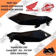 Honda RSX 150 cover front top left right black cover kiri kanan kepak 100% original 64355 64365 -K2P