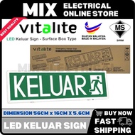 Vitalite VKS 560/B/RM LED Emergency Light Keluar Sign/ Vitalite Emergency Light Lampu Tanda Keluar S