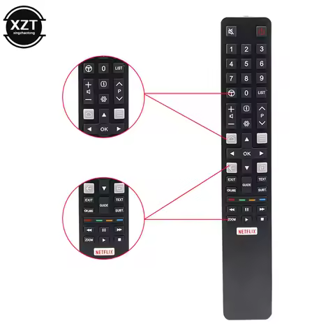 Smart Remote Control for TCL TV RC802N YAI3 YUI2 YU14 YUI1 YU11 65C2US 75C2US 43P20US U65S9906 U43P6