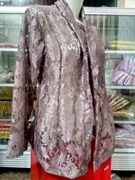 "promo"kebaya brokat lengan panjang ada kutu baru /pakaian wanita tradisional kebaya brokat semi pra