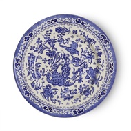 Burleigh Blue Regal Peacock Plate 17.5cm/7" (Snack Plate)