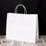 Paper Bag With Handle Size 4 32x11x27cm (20/Pack) Weight 1-3 kg Durable Not Easy To Fall Off Paper B