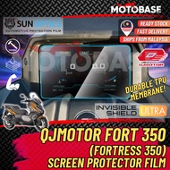 QJMOTOR Fort 350 Fortress Meter Screen Protector TPU Film Fort350 Fortress350 Motorcycle Accessories