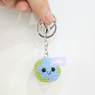 GANTUNGAN HANDMADE EARTH /Keychain GLOBE KEYCHAIN EARTH/ EARTH KEYCHAIN GLOBE KNITTED/BUMIKeychain E