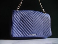 【老時光 OLD-TIME】早期二手老包karl lagerfeld皮革肩背包