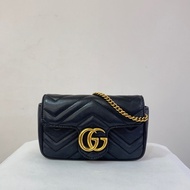 GUCCI黑金練Marmont Mini