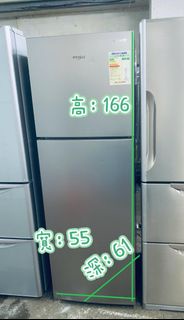 雪櫃 惠而浦 WF2T253 高166CM (可轉左門鉸/右門鉸) 二手電器 清倉大減價 最新款 貨到付款 精選貨品 香港二手 洗衣機 二手雪櫃 搬屋 傢俬 家庭用品 拆舊 安裝 嵌入式