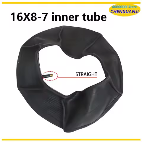 ATV Accessories Kart 16X8-7 Inch Butyl Inner Tube for Four Wheeled Bicycle Go Kart Tires 16*8.00-7 T
