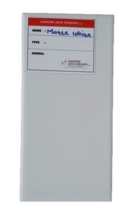 |MASTER| Keramik Subway Matte White 10x20 cm (Non Bevel)