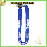Kaedear Bike Lock Chain Lock with Key, Length 1000mm, Square Chain Diameter 6mm, High Durability Cyl