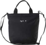 Agnes B AC12 E SAC Women's Logo Shoulder Bag Handbag