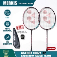 【Lee Chong Wei's Choice】YONEX ARCSABER 100ZZ Kurenai 2PCS Racket Full Carbon with String & Free Bag