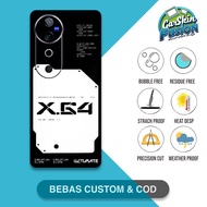 Garskin Skin Vivo V40 5G X64 Anti-Scratch Protector Case | By Fusion Code - i86