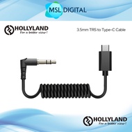 Hollyland 3.5mm TRS to Type-C Cable 32cm Coiled Cable - HL35T01 | for Lark MAX , Lark M1 & Lark 150