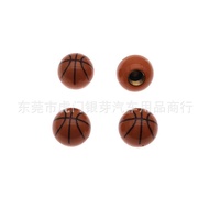 Basket Basketball Valve Cap Basketball Car Valve Cap Bicycle Motorcycle Universal Valve Cap