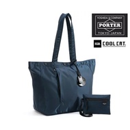 Porter Shell Tote Bag (L) 679-26800 Yoshida Bag PORTER SHELL TOTE BAG(L) Tote Bag with Zipper A4 Brand Water Repellent Commuting Made in Japan Womens