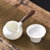sandal perempuan White Porcelain Fair Cup Tea Cup Tea Cup Tea Cup Tea Cup Porcelain Tea Strainer Kun