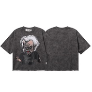 WENWU New Style Beautiful Trendy BKYS Hot Diamond Bling Glitter Loose Terry Short Sleeve T-Shirt Men