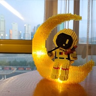 [SG STOCKS] Fun Nano Astronaut Lamp/LED Nano Building Block/DIY Spaceman Nano Blocks