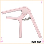 BORAG ​Guitar Capo​, ​Beginners Capo ​Even Pressure ​Spring Capo​, Convenient Pink/Light green/Black