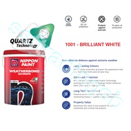 5L NIPPON WEATHERBOND ULTIMATE 1001 BRILLAINT WHITE / NIPPON WEATHERBOND ULTIMATE QUARTZ AND FIBRA T
