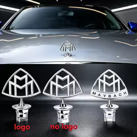 Hood Replacement Star Emblem Logo Sticker key ring For Mercedes Maybach S GLS Class S560 S600 S650 S