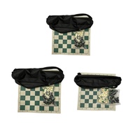 [uguuiya] Portable Chess Set,Roll up Chess Board Game Set,Lightweight Board Games,Chess