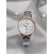 นาฬิกาผู้หญิง ALBA Rosegold รุ่นAH7N84x1 กันน้ำ 5 bar สแตนเลสตัวQuartz เลขโรมัน กล่อง- ใบรับประกัน