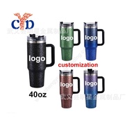 Large-Capacity Creative Vacuum Portable 40oz Beer Mug Stainless Steel Double-Layer Car Mug Thermos M