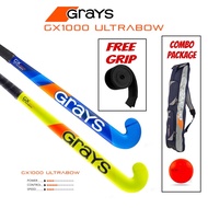 Grays GX1000 Ultrabow Composite Hockey Stick GX 1000 Kayu Hoki Carbon Fibre
