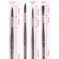 Artsecret 688LR&DS 688R 688F Watercolor Gouache Drawing Brush Squirrel Hair Natural Wood Rod Art Sup