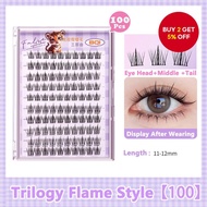 GECOMO Large Capacity Glue Free False Eyelash Natural Curling No-Glue Value Pack with Tweezers