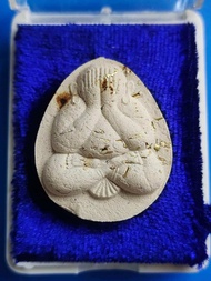 พระผงปิดตาแจก อุดหัวท้าย หลวงพ่อรวย วัดตะโก อยุธยา ปี2539