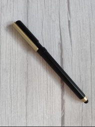 A063 觸控筆 手機平板ipad觸屏 0.5mm黑色水墨筆兩用 黑金色 中性 商務 辦公室