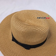 F27 Ribbon Paper Fedora Hat / Paper Fedora / Beach Fedora